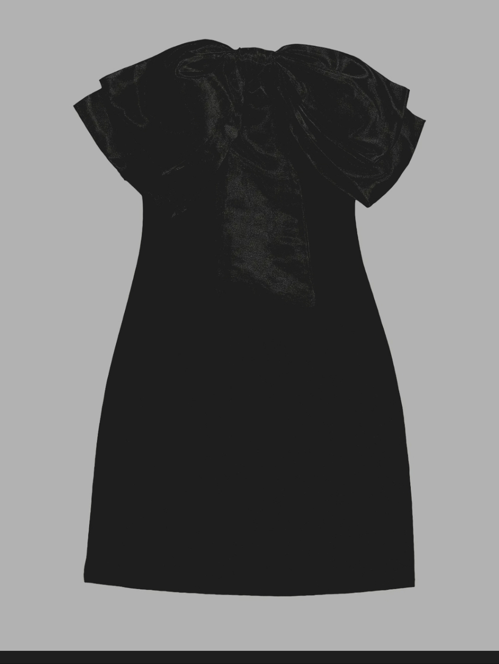 Likely Black Bow-Front Mini Dress